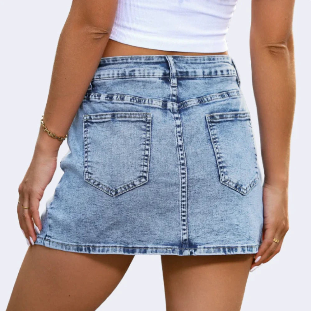 The Everyday Denim Skort